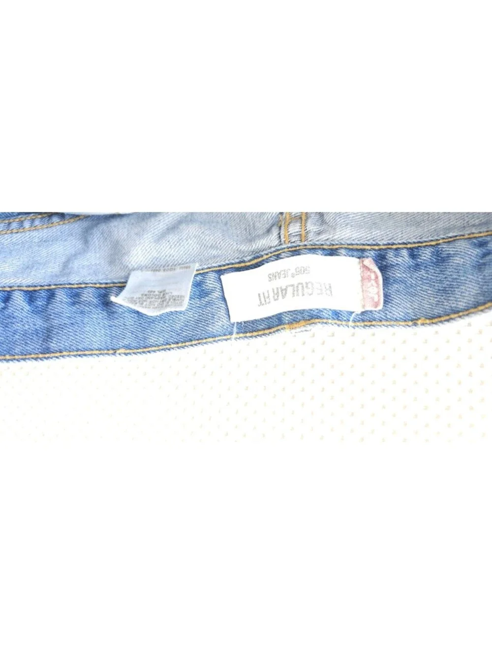 Levi's 505 Regular Fit Light Blue Denim Jeans 33x34